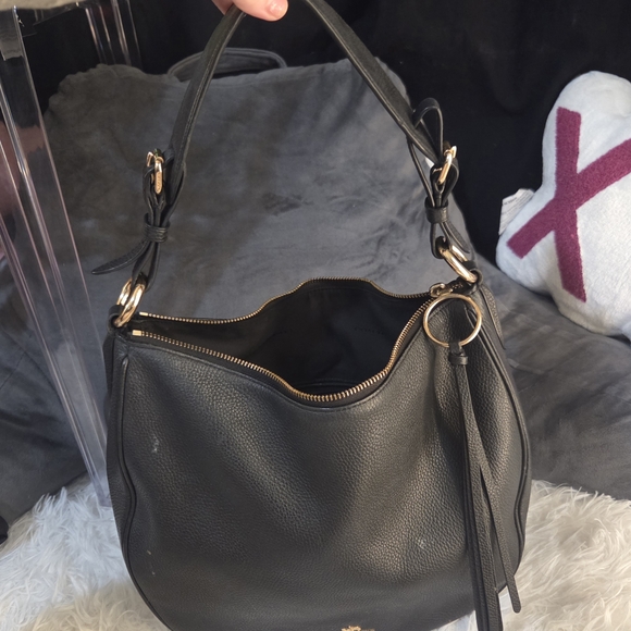 Coach Black Leather Shoulder Bag - Picture 8 of 14